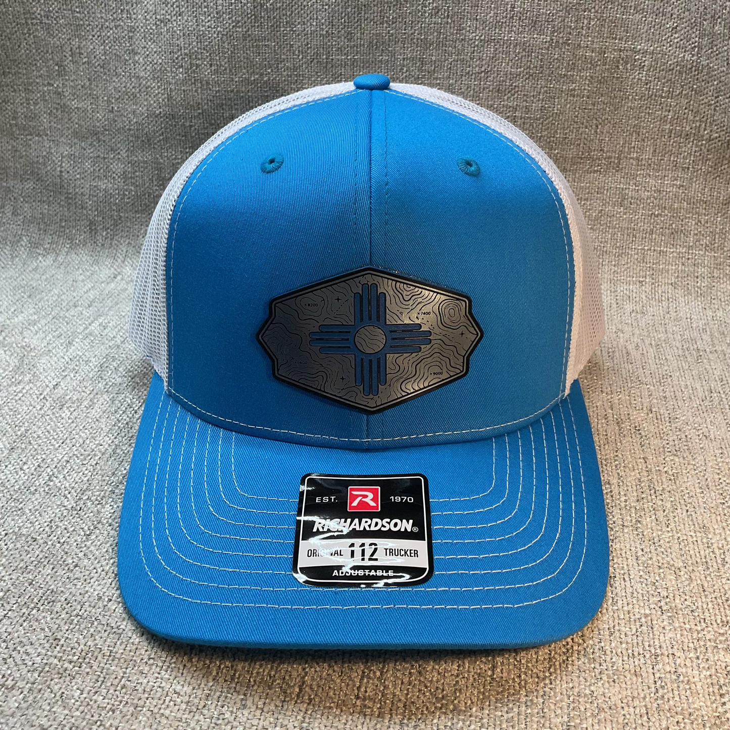 Off the Shelf Richardson 112 Original Trucker Baby Blue/White with Topo ZIa