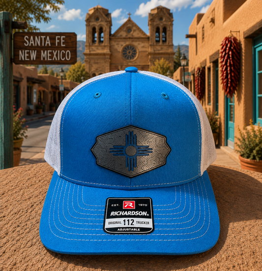 Off the Shelf Richardson 112 Original Trucker Baby Blue/White with Topo ZIa